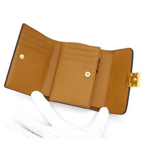 Mcm Wallet Tri Cognac Visetos Tracy